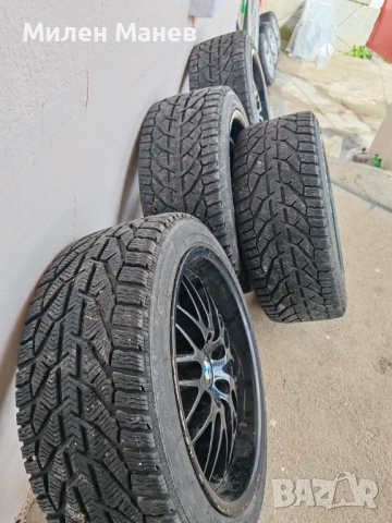 Джанти със зимни гуми , снимка 3 - Гуми и джанти - 54092510