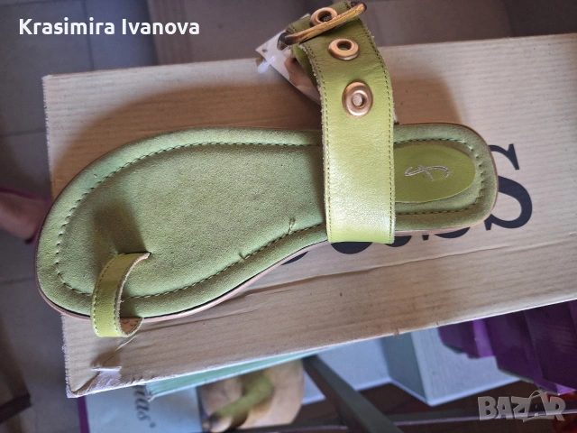 нови чехли естествена кожа , снимка 3 - Чехли - 55145610