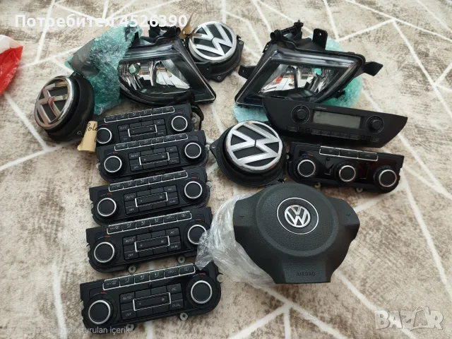 Оригинална предна емблема за Volkswagen (Golf, Passat, Touran, Polo, Tiguan) ", снимка 2 - Части - 55410216