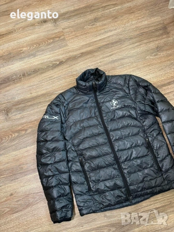 Олекотена мъжка пухенка Ralph Lauren RLX  Black Down Jacket , М размер , снимка 3 - Якета - 54293415