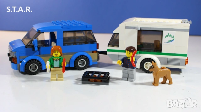Лего Приключение Бус с Каравана 60117 Lego Van with Caravan Adventure