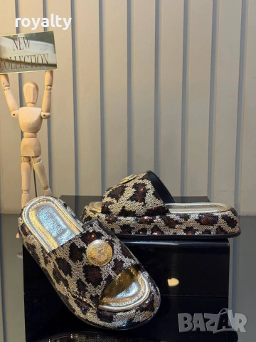 Versace Нови Дамски Чехли Различни Цветове , снимка 4 - Чехли - 55129718