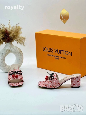 Louis Vuitton Нови Дамски Чехли Различни Цветове 