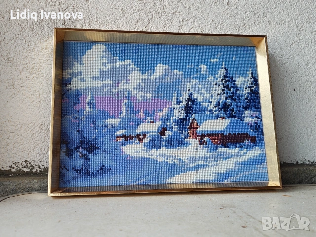 Готов диамантен гоблен , снимка 4 - Гоблени - 54146415