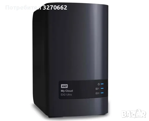 WD My Cloud EX2 Ultra 12 ТВ NAS Storage with WD Red HDDs, 2-Bay Personal Cloud, снимка 2 - Външни хард дискове - 55452413