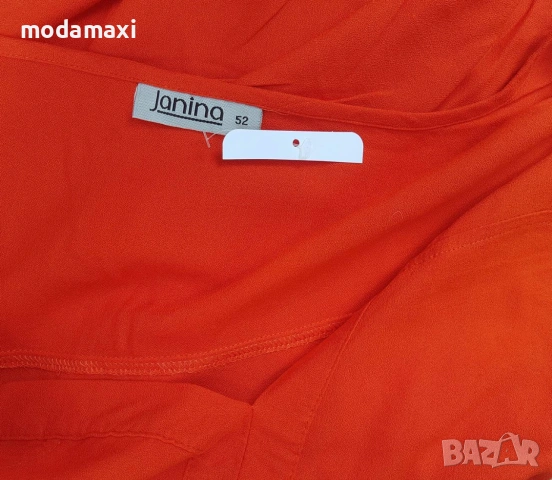 4XL  Нова туника Janina в доматено червено , снимка 7 - Туники - 55269696