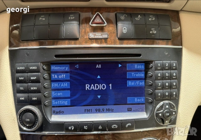 Mercedes w203  голяма навигация медия 