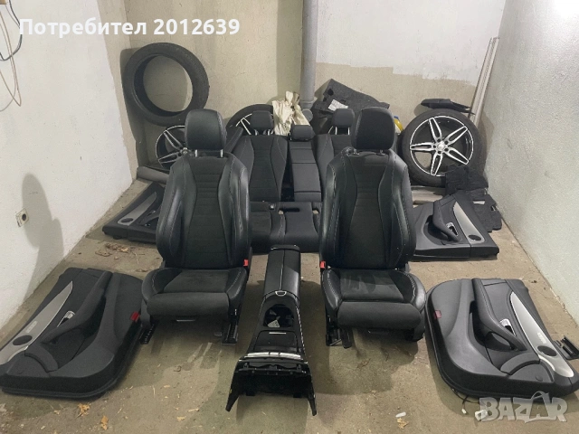 W 213 кожен салон, с алкантара.