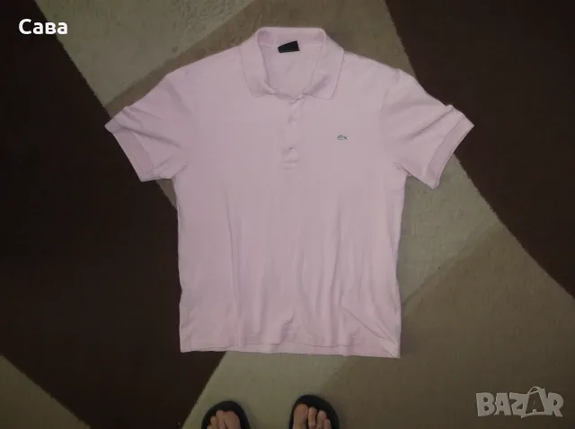 Тениски LACOSTE  мъжки,С-М, снимка 6 - Тениски - 55590529