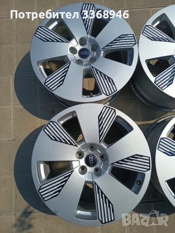 Оригинални джанти Ауди 19" 5х112 Етрон Q5 Q7 Q8 A6 A8, снимка 3 - Гуми и джанти - 55596278