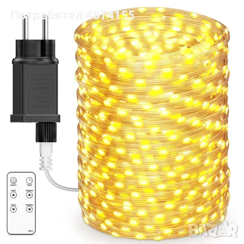 LED Коледни лампички 100 метра 1000 диода 