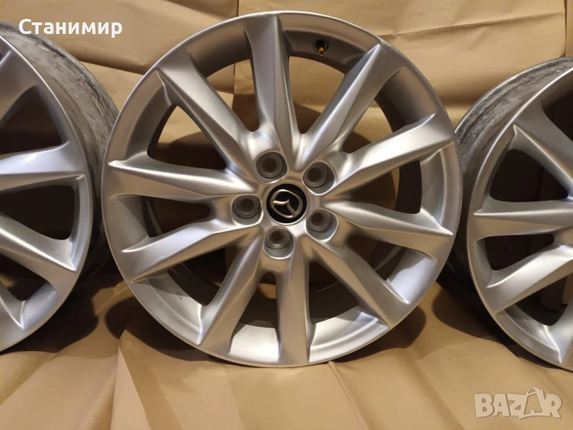 Оригинални алуминиеви джанти МАЗДА MAZDA R18 5x114.3 ET50 7J, снимка 3 - Гуми и джанти - 55137165