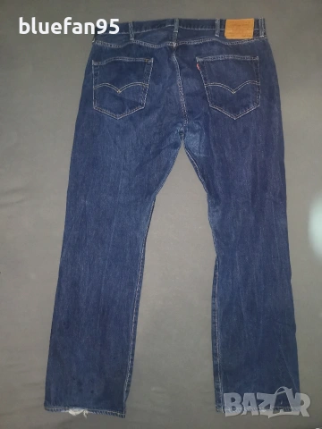 Оригинални тъмносини мъжки дънки Levi Strauss, снимка 2 - Дънки - 53954495