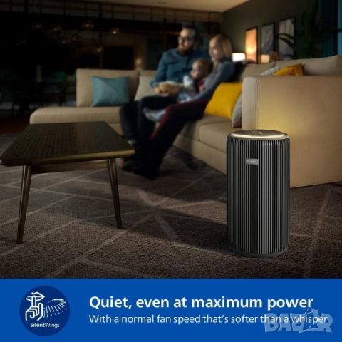 Пречиствател за въздух Philips Series 4200 AC4221 HEPA NanoProtect +Double Active Carbon Ultra-Quiet, снимка 4 - Овлажнители и пречистватели за въздух - 54324129