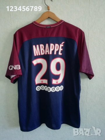 ПСЖ Мбапе оригинална тениска фланелка екип PSG Mbappe Paris Saint Germain Nike 