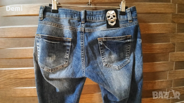 Дамски дънки Philipp Plein, снимка 4 - Дънки - 54881456