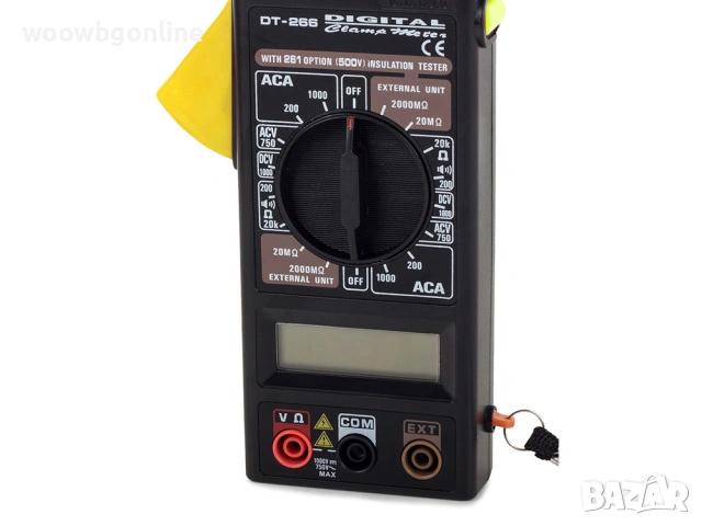 Цифров мултиметър с клещи DT-266 с LCD дисплей, снимка 4 - Други инструменти - 55013514