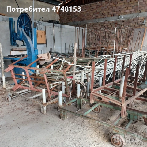 Товароустойчиви колички за вътрешно заводски транспорт