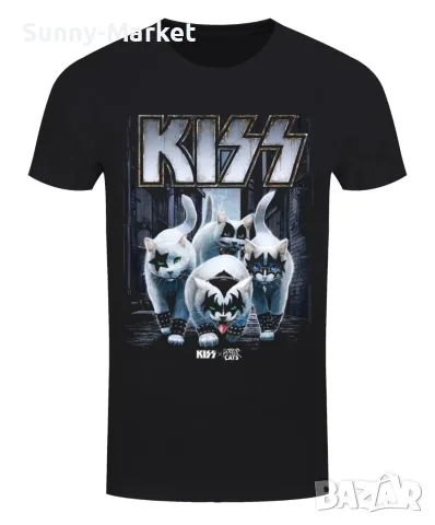 Мъжки тениски KISS x Horror Cats Creatures
