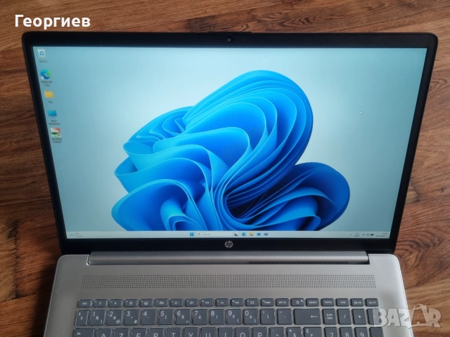 Като нов HP 17 инча IPS Ryzen 5 6 ядрен 16 GB RAM 512 SSD, снимка 4 - Лаптопи за дома - 54378749