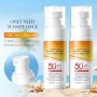 Нов Водоустойчив тониран слънцезащитен крем SPF 50 UVA UVB без омазняване, снимка 3
