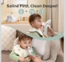 Momcozy BreezyClear™ акумулаторен назален аспиратор 2 в 1 със спрей и засмукване,медицински клас,нов, снимка 4