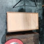 Правоъгълно огледало за стена с дървена рамка в цвят естествен дъб, снимка 5