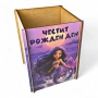 Дървена кутия тип кашпа с UV печат – различни дизайни, снимка 3