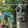 Нова Ловна камера WOLFANG 64MP 4K WiFi Bluetooth IP66 нощно виждане за дивеч, снимка 3