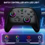 NinjaPlusOX Switch контролер за Nintendo Switch/2/Lite/OLED, безжичен джойстик Hall Joystick , снимка 6