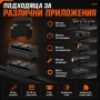 Преходна шина 11мм към 22мм Weaver Picatinny - монтаж с повдигане и релси, снимка 6