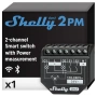 Смарт реле Shelly 2PM Gen3 двуканално 16A, снимка 1