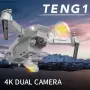 Дрон, 4k HD двойна камера/ Технически характеристики:  Тип продукт: Дрон;  Маневреност: Въздух; Захр, снимка 11