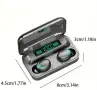 Bезжични bluetooth слушалки TWS – 9D Стерео спортни слушалки с кутия за зареждане и микрофон BTH-F9-, снимка 2