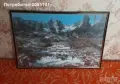 Картини залез, цветя, плодове, река, лодки, снимка 4
