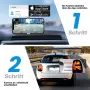 GREENAUTO 5G WiFi камера за заден ход 1080P с нощно виждане за Android и iPhone, снимка 2
