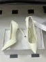 Christian Dior Patent Leather Pumps – Ivory, снимка 3