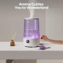 Homvana Humidifier 3.6L – ултразвуков овлажнител и ароматизатор за въздух, Grey, снимка 7