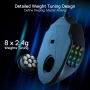Геймърска мишка Redragon M908 Impact RGB LED MMO с 12 странични бутона, оптична, снимка 6