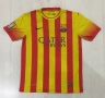 Оригинална футболна тениска на Барселона гостуващ екип от сезон 2013/2014 Nike 532823-703,размер М, снимка 1