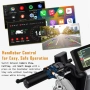 VSYSTO Мотоциклетна Carplay Android Auto 5.0'' HD сензорен екран видеорегистратор с две 1080P , снимка 3