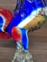 Murano Italy   Glass Cockerel “Французинът” елегантен, грандиозен и великолепен петел , снимка 6