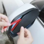 Сенници за странични огледала с 3D карбонов ефект – монтаж с 3M лента, гъвкава защита, 10266, снимка 4