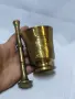 МАСИВНО МАЛКО БРОНЗОВО ХАВАНЧЕ С ОРНАМЕНТИ, снимка 2