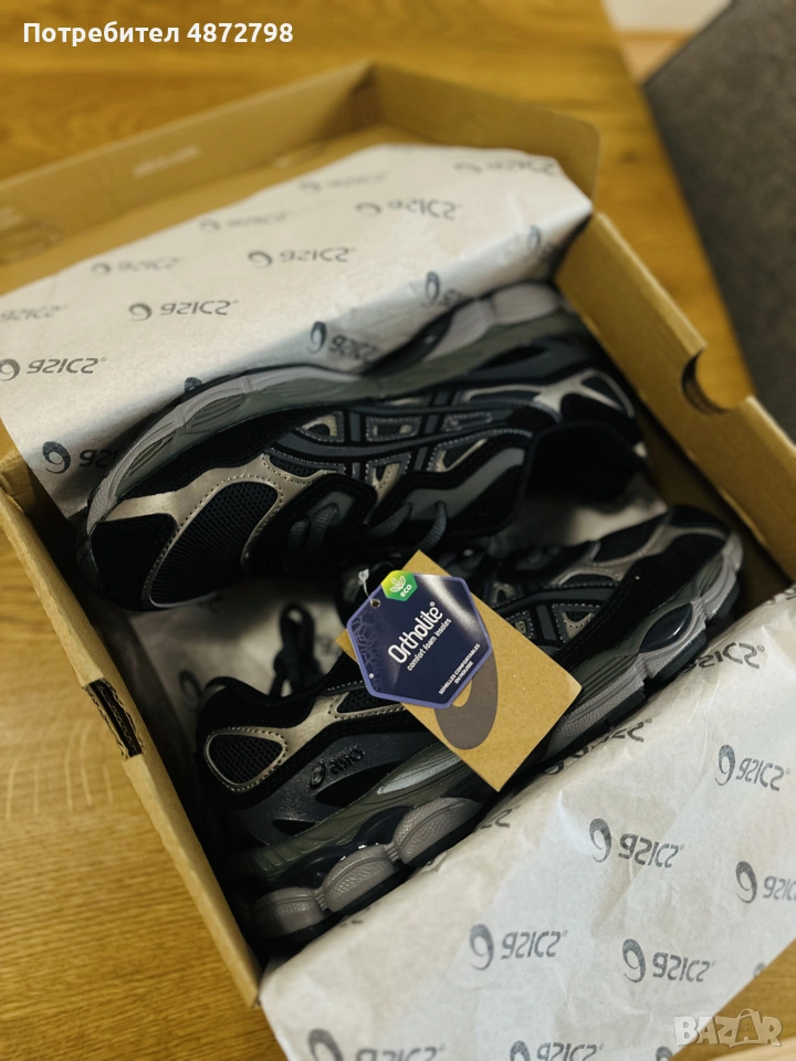 Asics Gel - NYC Black/Grey, снимка 1