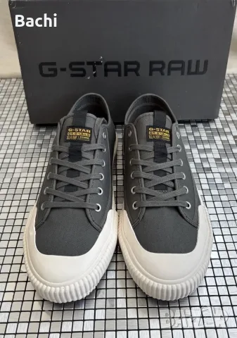 Мъжки кецове G-STAR RAW NORIL CVS BSC M – Dark Green - Размер 42, снимка 3 - Кецове - 55604584