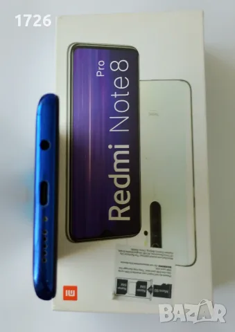 Redmi Note 8 pro със зарядно, кабел, силиконов гръб и ориг. кутия, снимка 5 - Xiaomi - 55445383