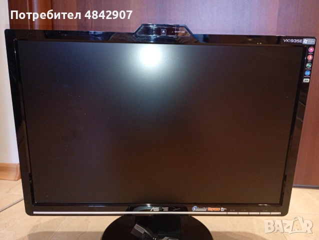 Монитор ASUS VK193SE 19" с камера и говорители – 1440x900, 5ms, снимка 2 - Монитори - 54980162
