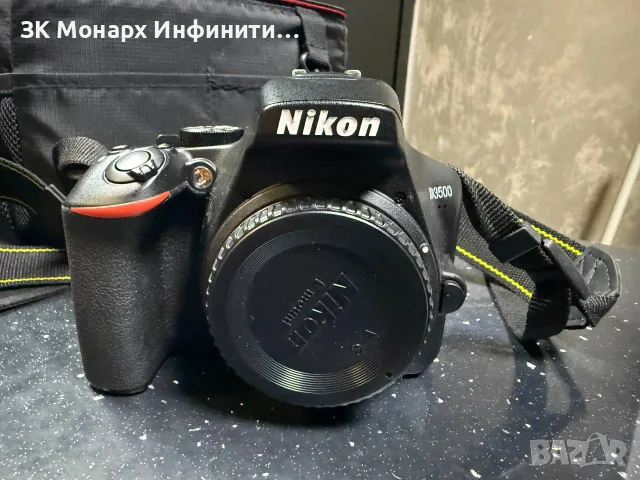 фотоапарат Nikon D3500 + обектив Nikon 18-140mm VR/+зарядно/+ калъф, снимка 6 - Фотоапарати - 55383384