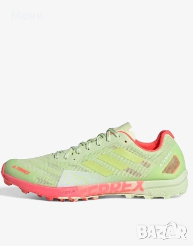 ADIDAS Terrex Speed Pro Trail Running Shoes Lime    Унисекс обувки Adidas Terrex в зелено с оранжеви